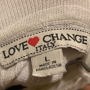 Love Change Light Tan Cardigan, Size L